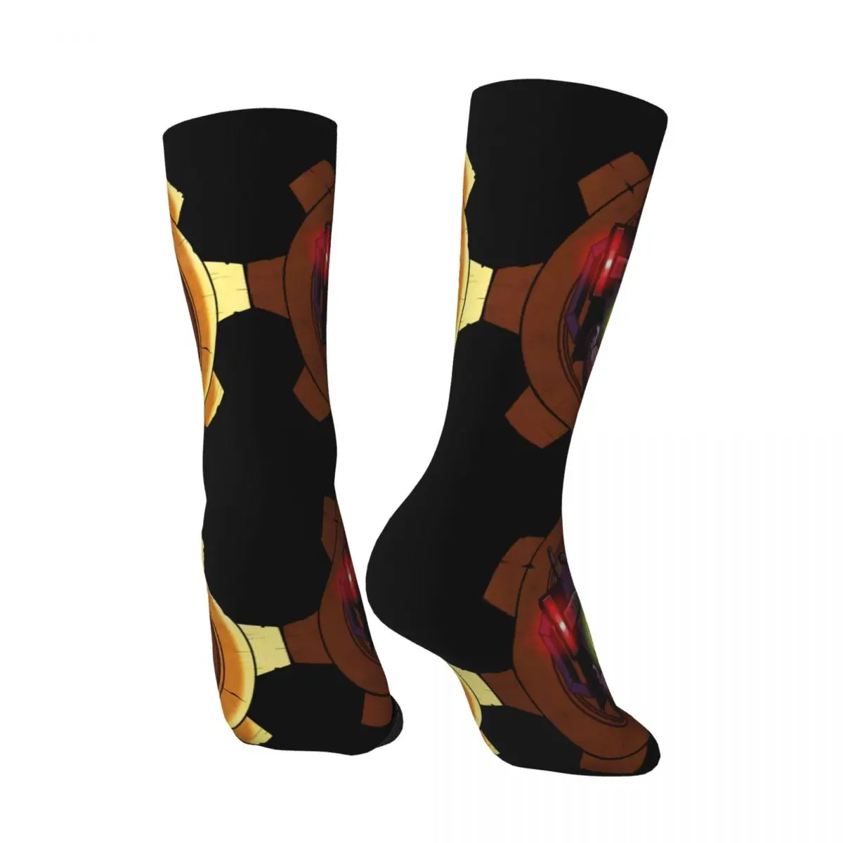 Happy Funny Men's Compression Socks INSIGNIA Vintage Harajuku Adeptus Mechanicus Game Street Style Novelty Pattern Crew Sock