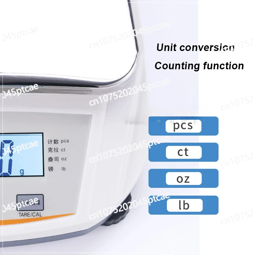 YP-S 0.01g 100-2000g Dual Display LCD Jewelry Laboratory Electronic Balance Scale with RS232 Interface Rechargeable 110V/220V