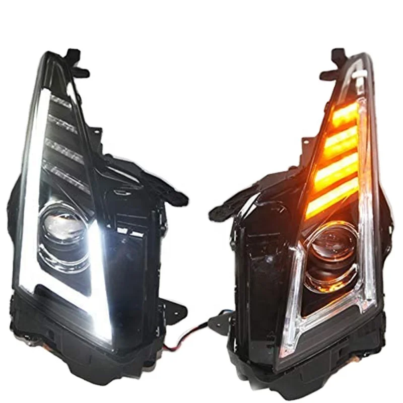 For Cadillac For ATS-L LED Headlights 2014-2015 Year Fits Original Car Halogen Bulb Version