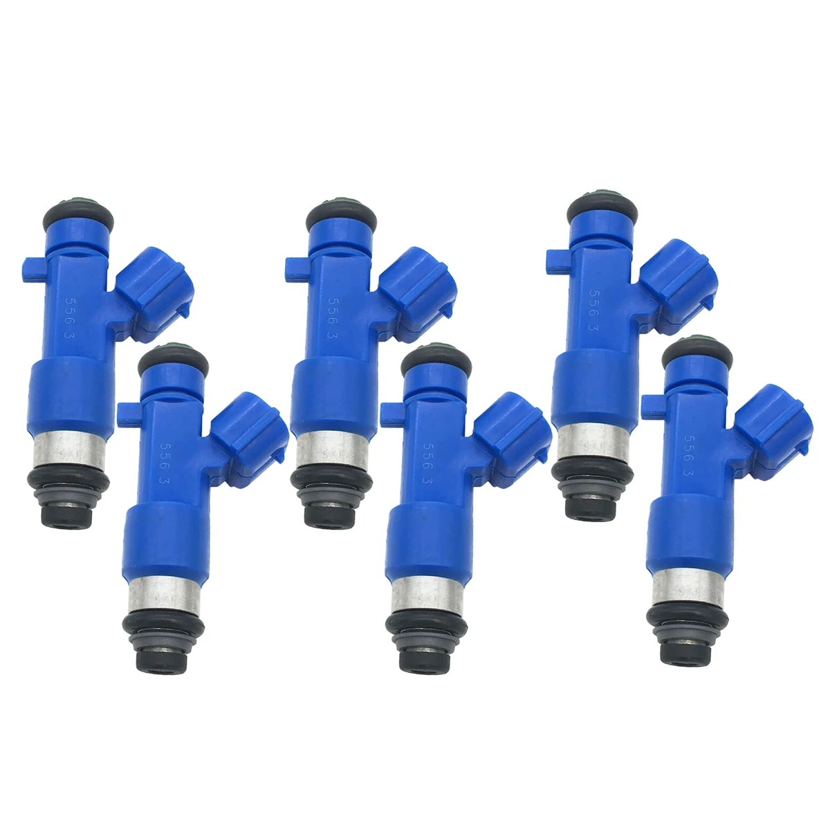 6PCS New Fuel Injector Nozzle 16600-JF00A 14002-AN001 for GT-R 350Z 370Z G35 G37 2003-2015