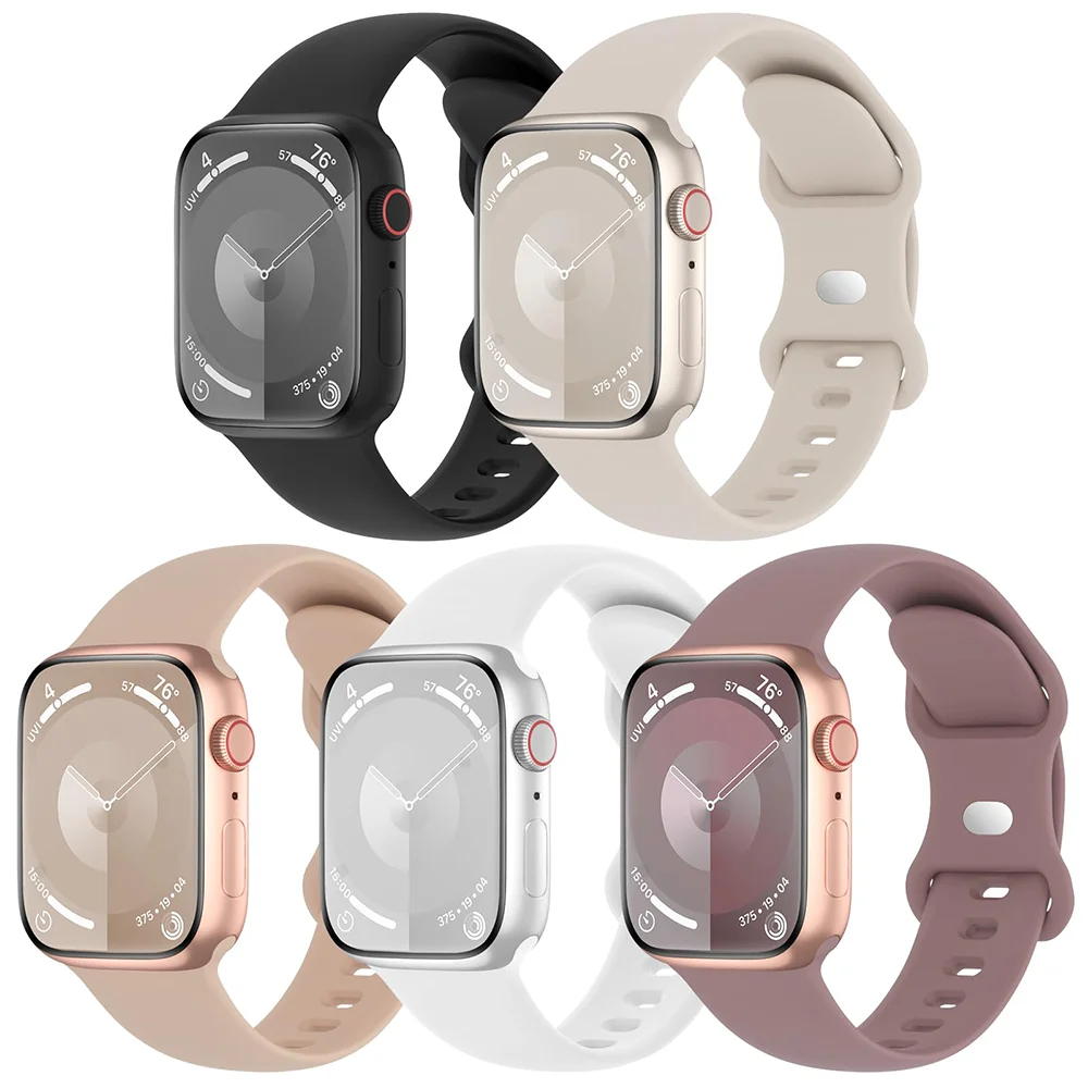 Apple Watch用シリコンストラップ,ウルトラウォッチバンド,スポーツブレスレット,iwatchシリーズ8, 7,se 3,4,5,6,9,49mm, 45mm, 44mm 42mm, 41mm, 40mm