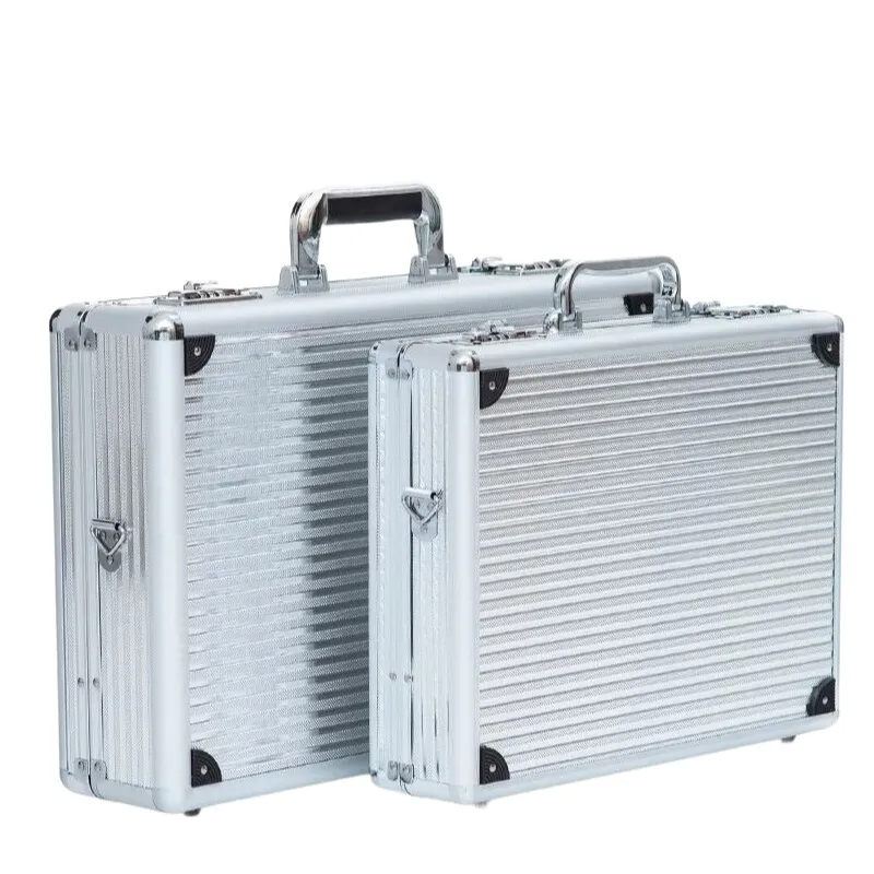 Valigetta di sicurezza portatile con chiusura per viaggi d'affari, documenti e archiviazione di attrezzi da ufficio - Valigetta da trasporto durevole