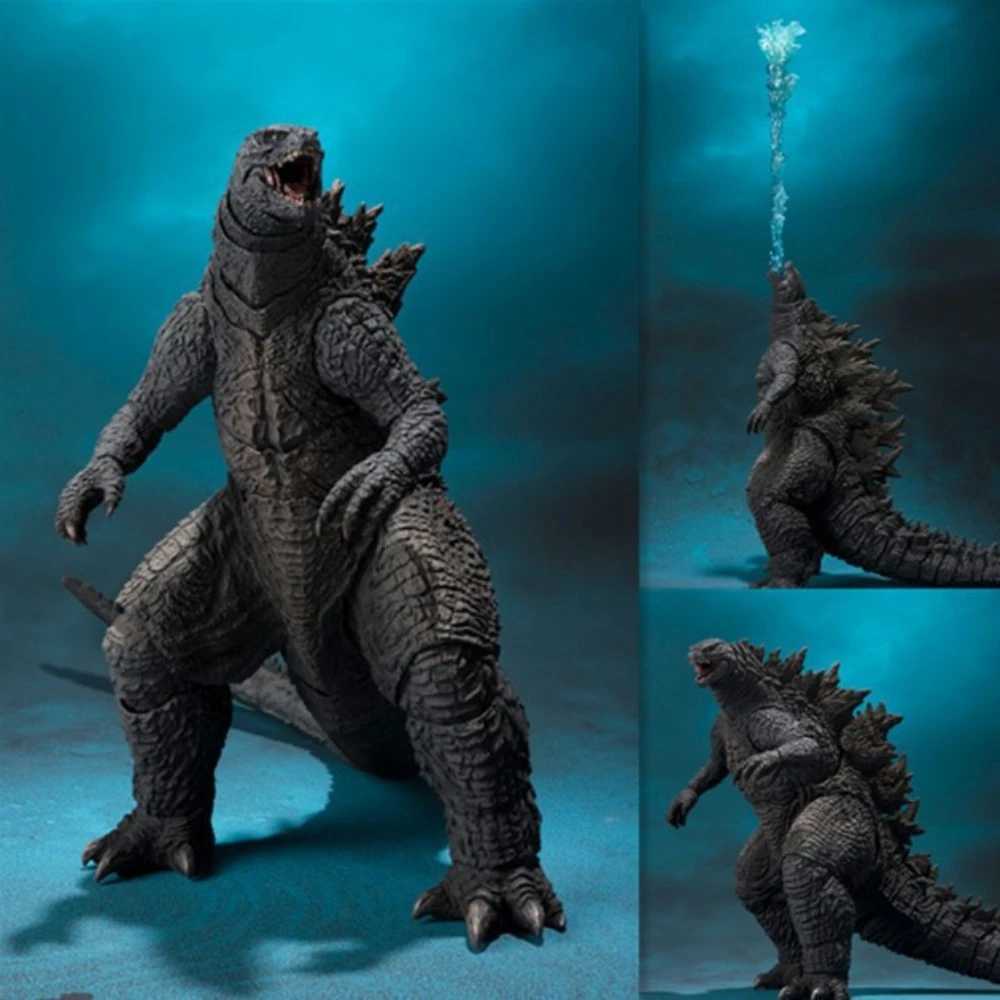 2019 Movie Edition Godzilla 2 SHM Monster King Soft Rubber Movable Boxed Figurine Model Collect Peripheral Gifts Goods In Stock