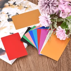 Lot 100 Aluminum Nameplate LOGO Business Name personalized Keychian Rings Laser Engraving Testing Material for DIY Name Card