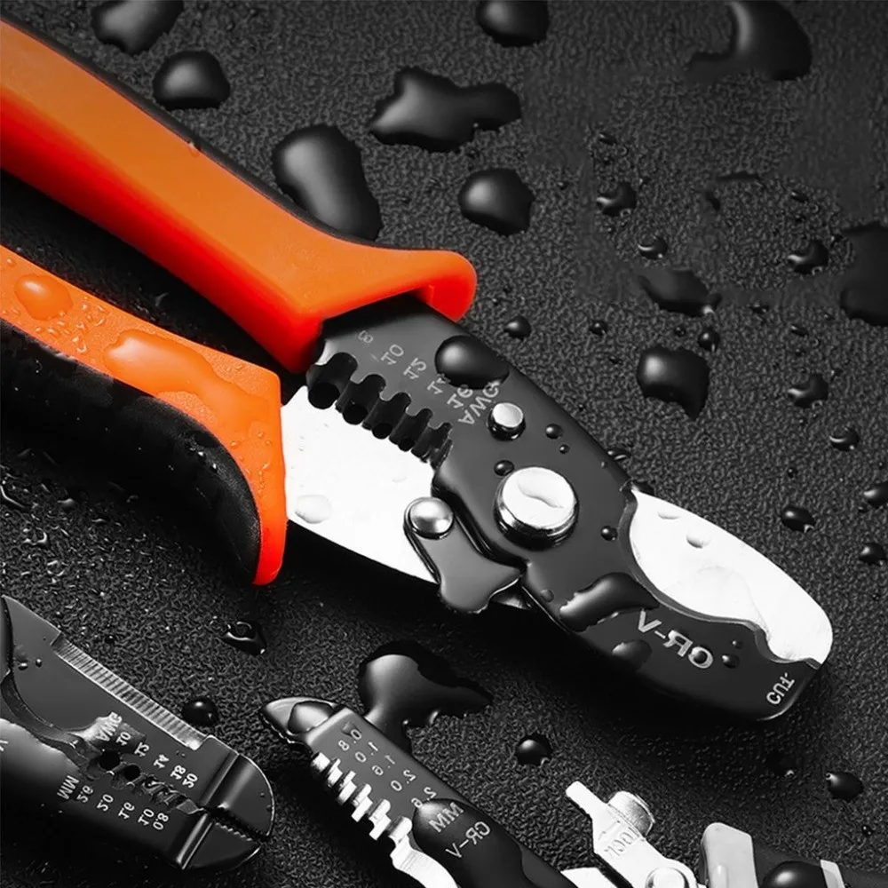 

Новый инструмент для зачистки проводов «сделай сам», инструмент 4-в-1, плоскогубцы для стальной проволоки, инструмент для зачистки проводов, обжимные клещи