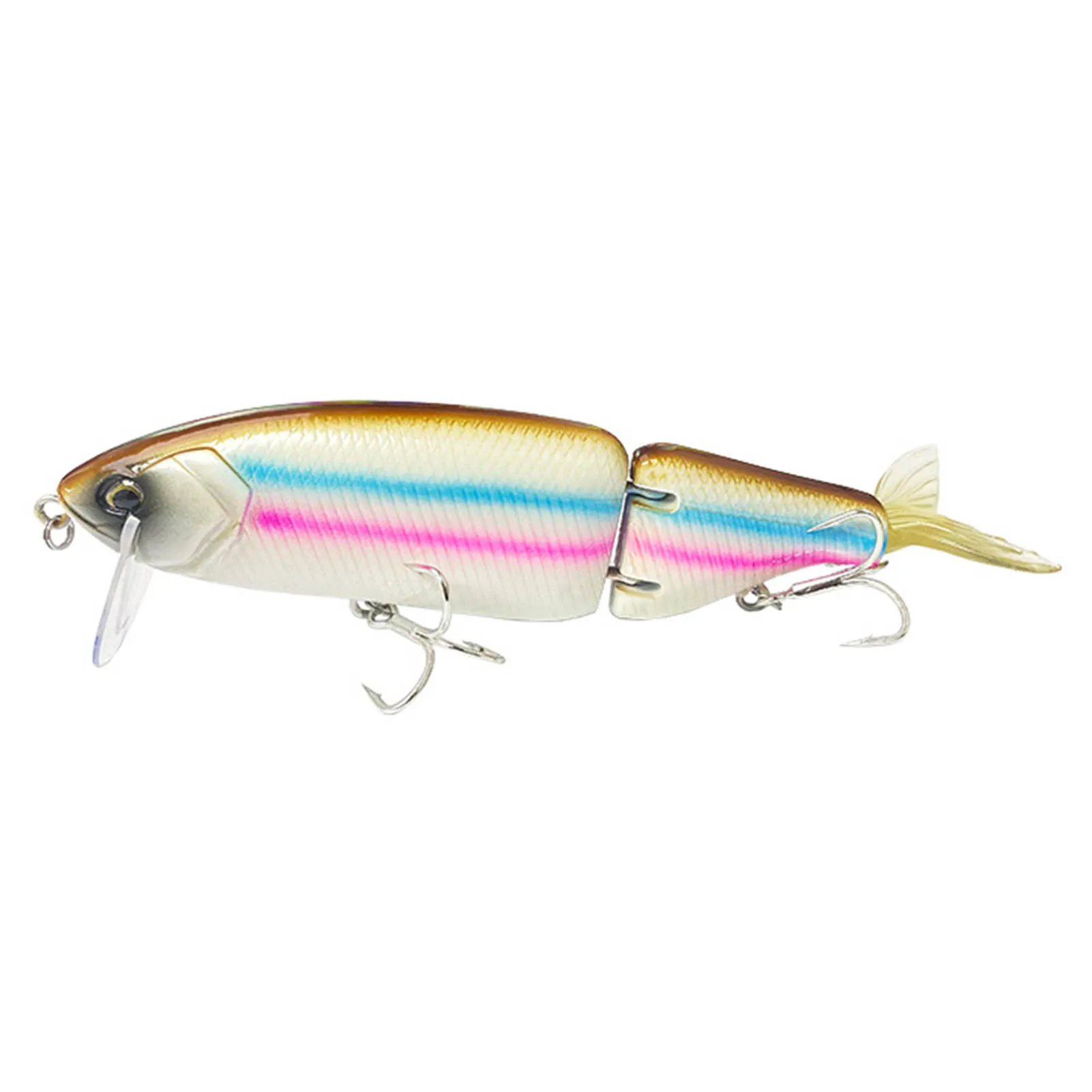 Multi Joint Floating Lure ABS Plastic Long Casting Bait Realistic Swimming Action for Sea Fishing Bass Pike Durable Gear