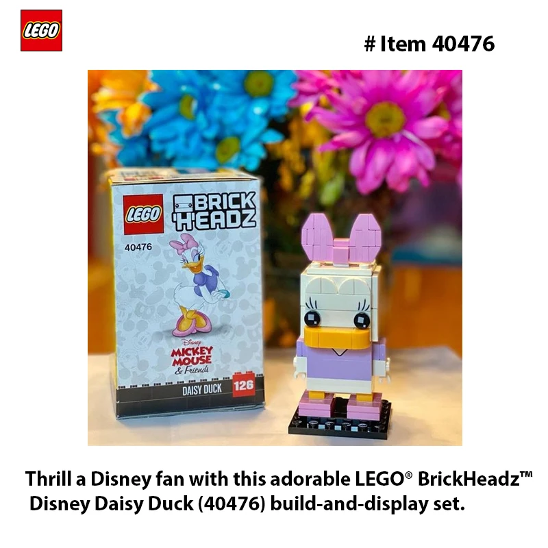LEGO 40476 BrickHeadz  Duck BrickHeadz collectors and cartoon figure lovers 110 PCS