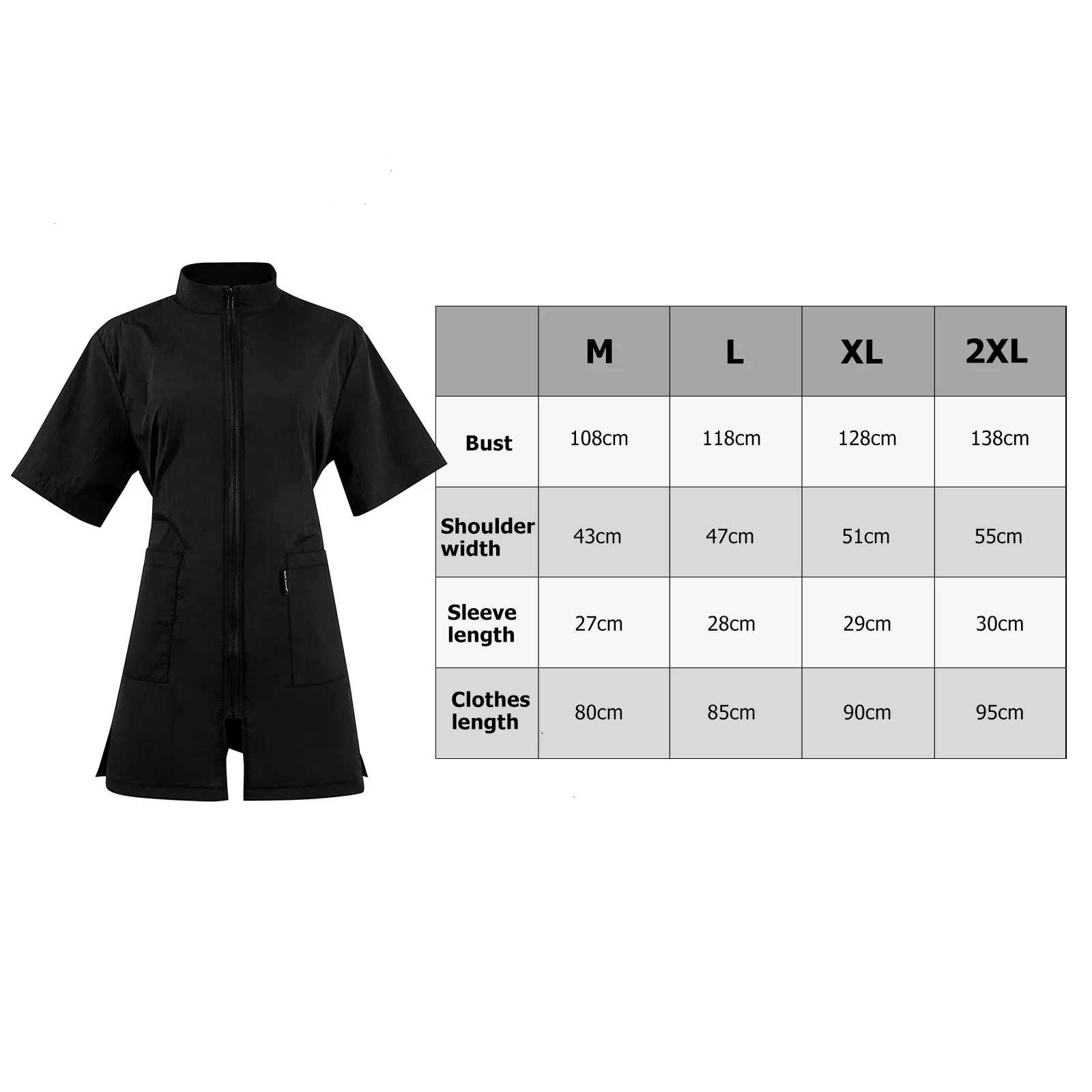 ملابس عمل للعناية بالحيوانات الأليفة مقاس L، حلاق مريح، جيوب متعددة الوظائف قابلة للتنفس، مصمم سموك للكلاب والقطط