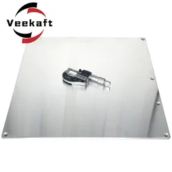 Veekaft Fine wash super flat3 Point bed levelling 5083 MIC6 aluminum alloy build plate 6mm thickness for V-CORE 3 3D printer