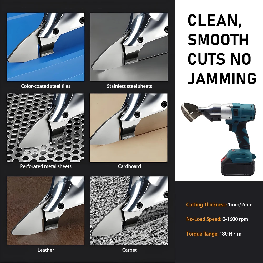 Lithium-Powered Brushless Metal Shears Cordless Pruning Shears Industrial-Grade Handheld High-Speed Steel Shears