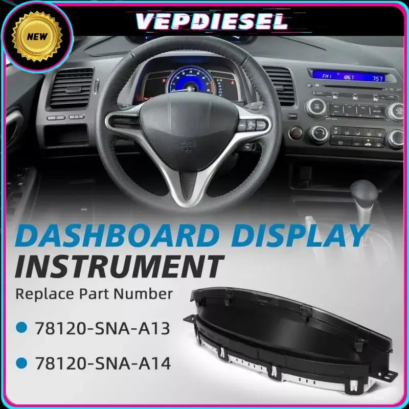 

Дисплей спидометра на приборной панели для Honda Civic Sedan 2006-2011 78120-SNA-A14, автомобильные аксессуары