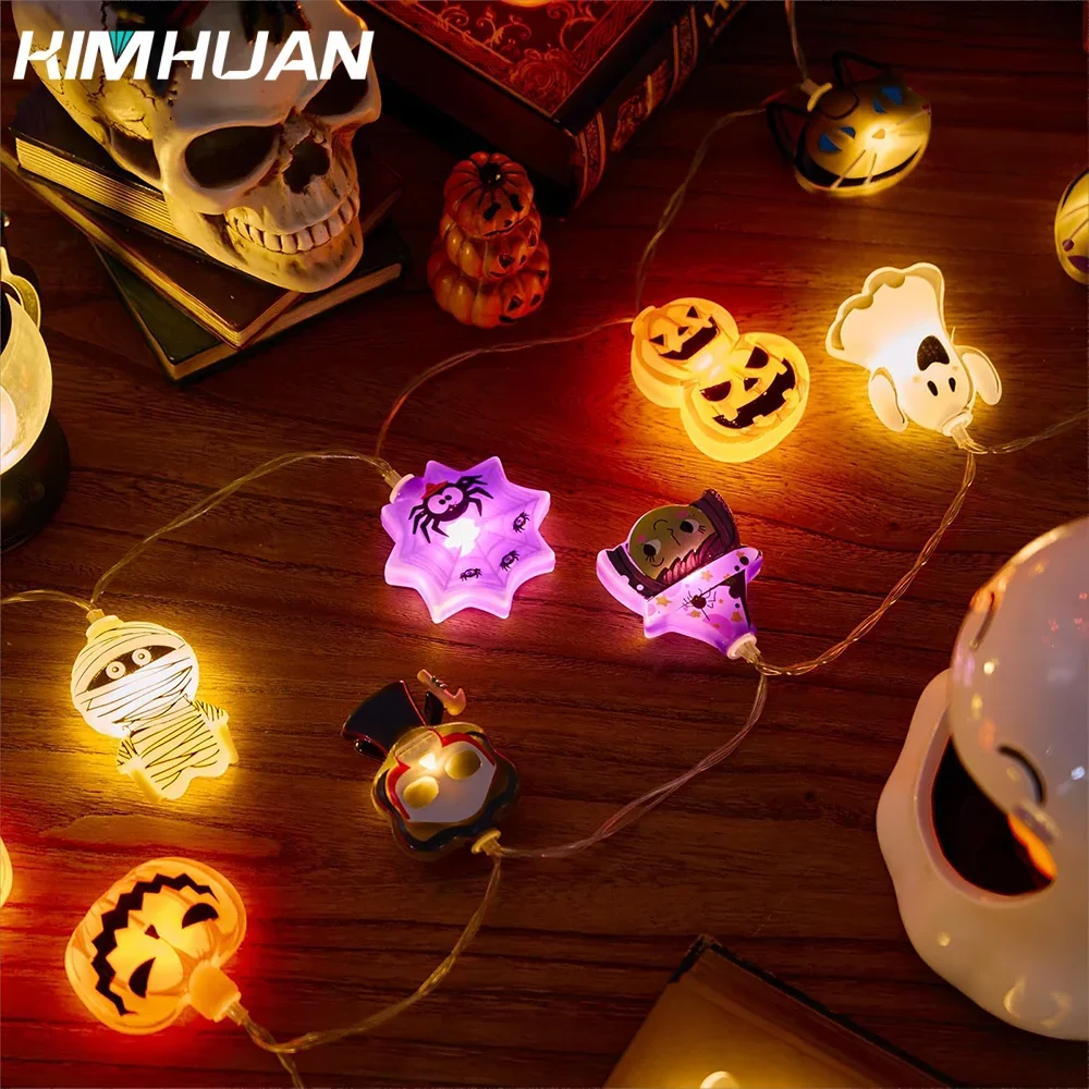 

Halloween String Light Holiday Lamp Bedroom Restaurant Decoration Pendant Lights USB Standing Light Outdoor Party Light