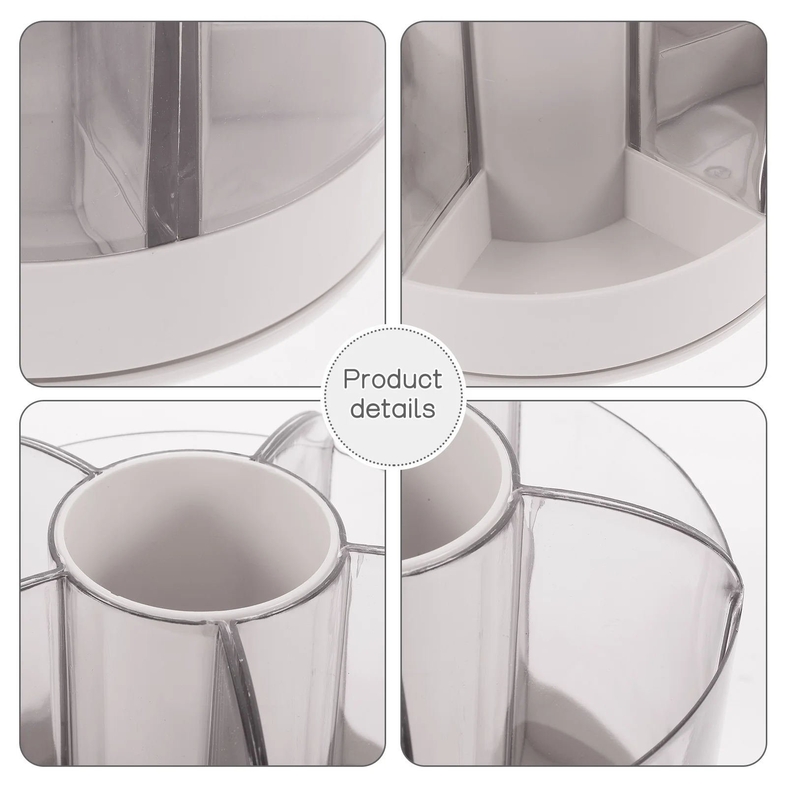 

Storage Box Makeup Brush Case Container Plastic Counter Organizer Holder