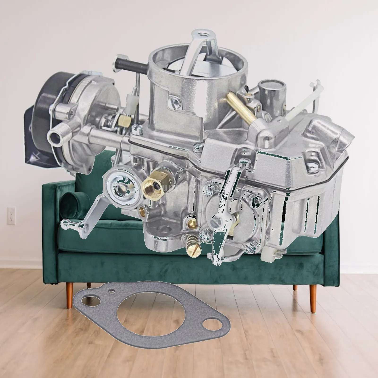 Aluminum Alloy Carburetor for Ford 1100 Single Barrel 1963-1969 Mustang Falcon 6 Cylinder Engine with Gasket Classic Car