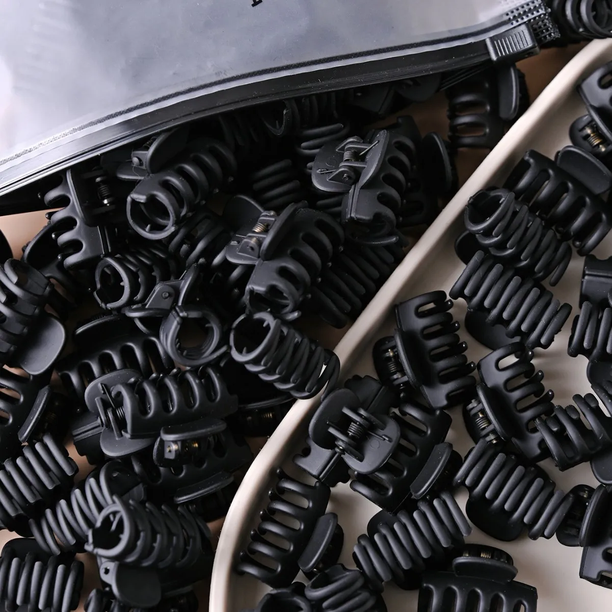 10 قطعة مشبك شعر القرش الأسود البلوري مشبك شعر للنساء فتاة بسيطة بلون الشعر الجانب بانج كليب دبوس الشعر باريت أغطية الرأس #3