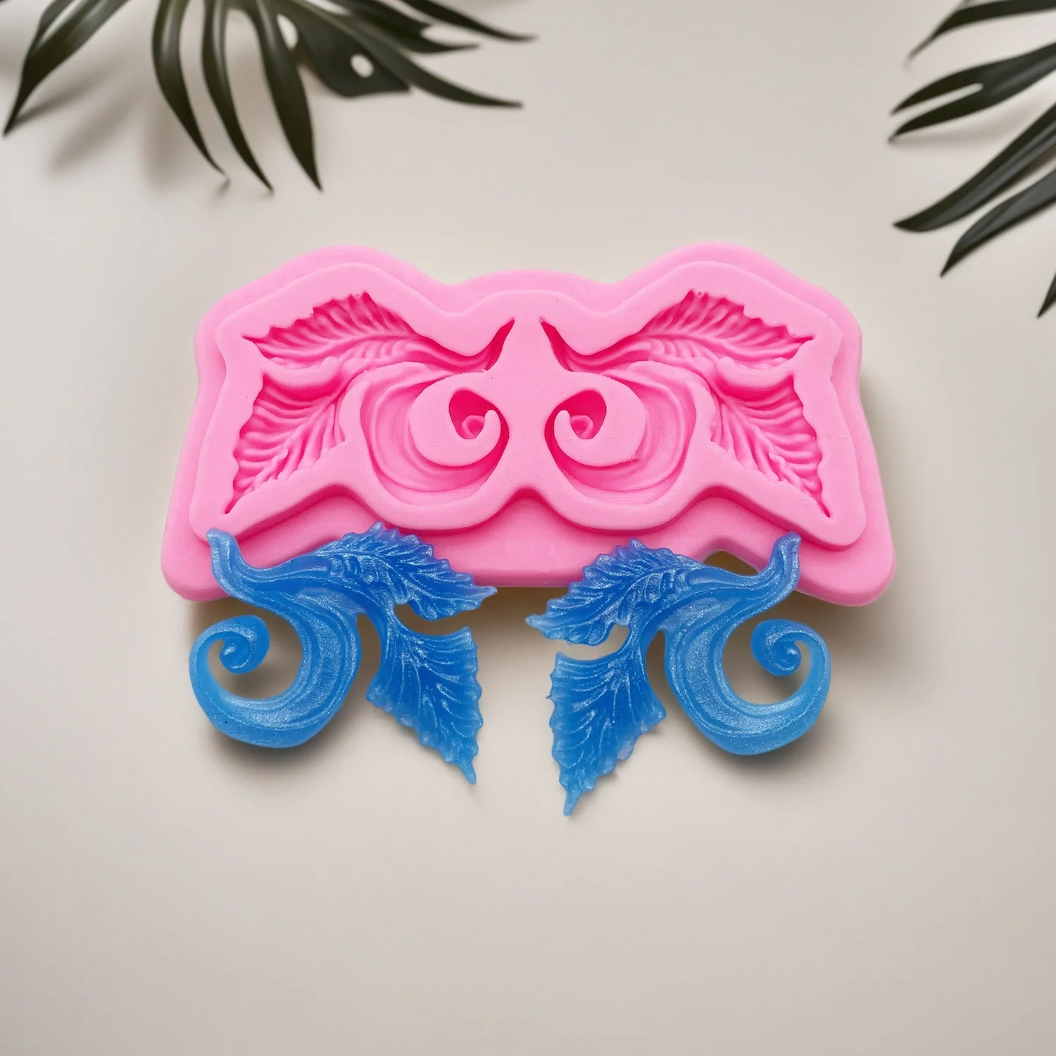Relief Pattern Fondant Cake Silicone Mold Mousse Chocolate Cake DIY Pastry Decoration Mold