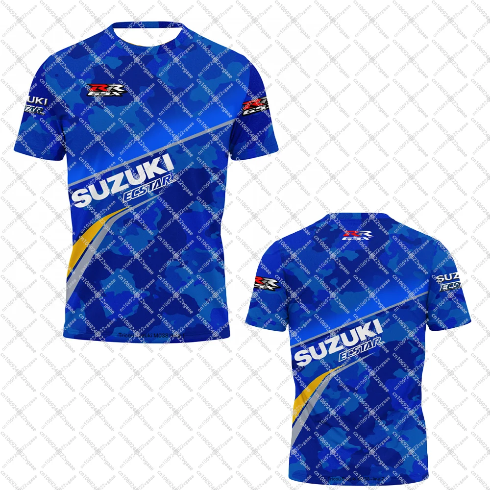 

2025 Adult Top T Shirt Racing Clothes Motorcycle Sportwear Jersey Boy Team Men Tee Motorsports Motocross Jersey Moto New Suzu