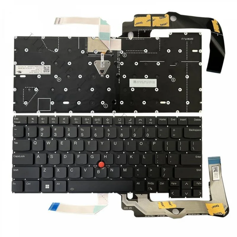 US Replacement Laptop Keyboard For Lenovo ThinkPad T14s Gen3 21BR 21BS SN21D68484 With Trackpoint