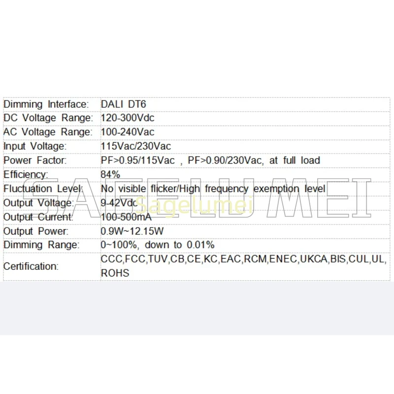 DALI-2 NFC 12W 100-500mA programmable dimming power supply 20W 100-700mA 30W 200m-800mA 40W 300mA-1050mA Lighting Transformer