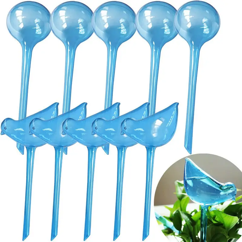 

6Pcs Plant Watering Bulb Plastic Automatic Self Watering Globes Balls Garden Water Device Watering Bulbs for Indoor Plant