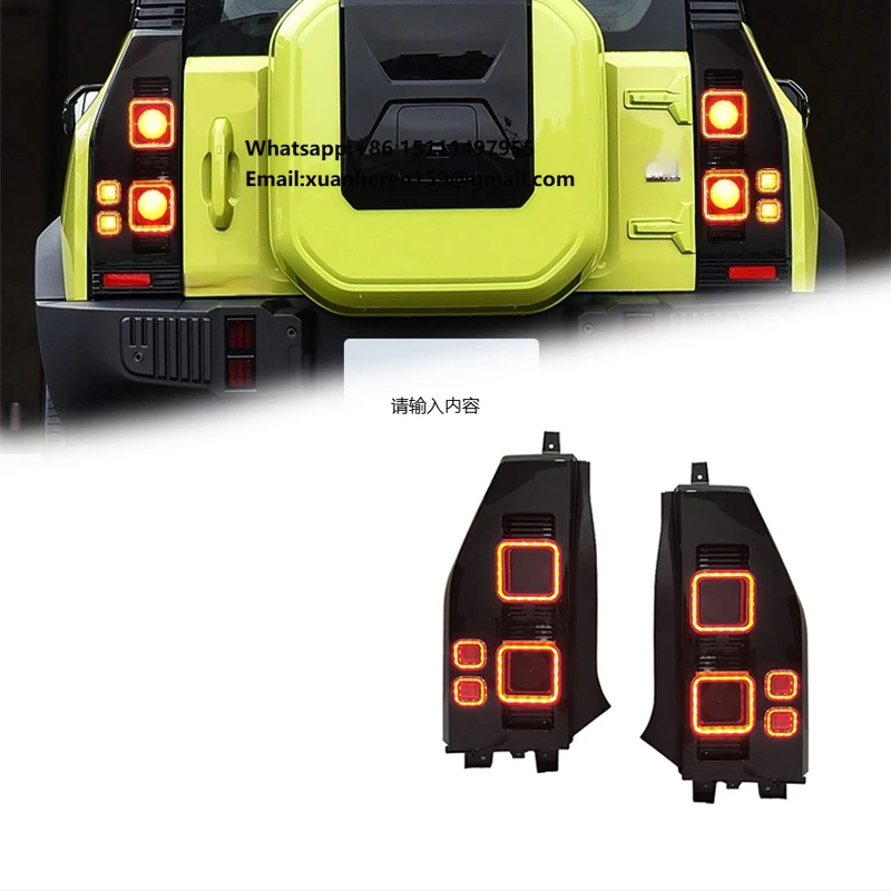 FT Car Lights for Chery Jetour Traveler T2 Taillights 2023-2024 LED Tail Lamp Dynamic Turn Signal Light Car Taillights Assembly