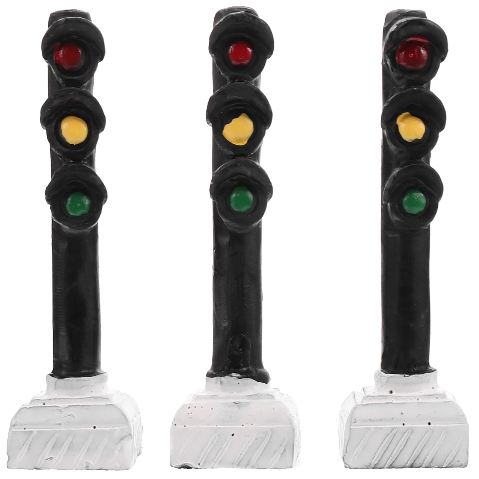 

Decorations Traffic Light Ornaments Sign Simulation Scene Toys Decorate Resin Child