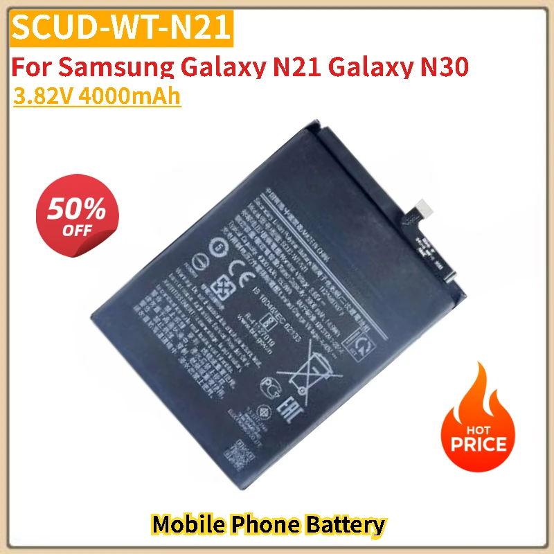 

SCUD-WT-N21 Battery 3.82V 4000mAh For Samsung Galaxy N21 Galaxy N30 Mobile Phone Replacement Battery Brand-New High Quality