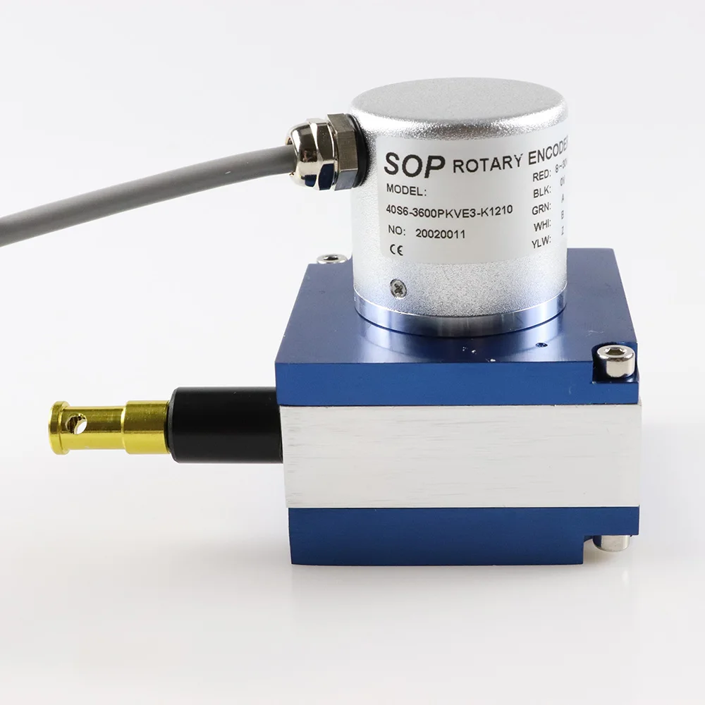 

WPS 2000mm Push Pull Output ABZ Draw Wire Encoder With Rope