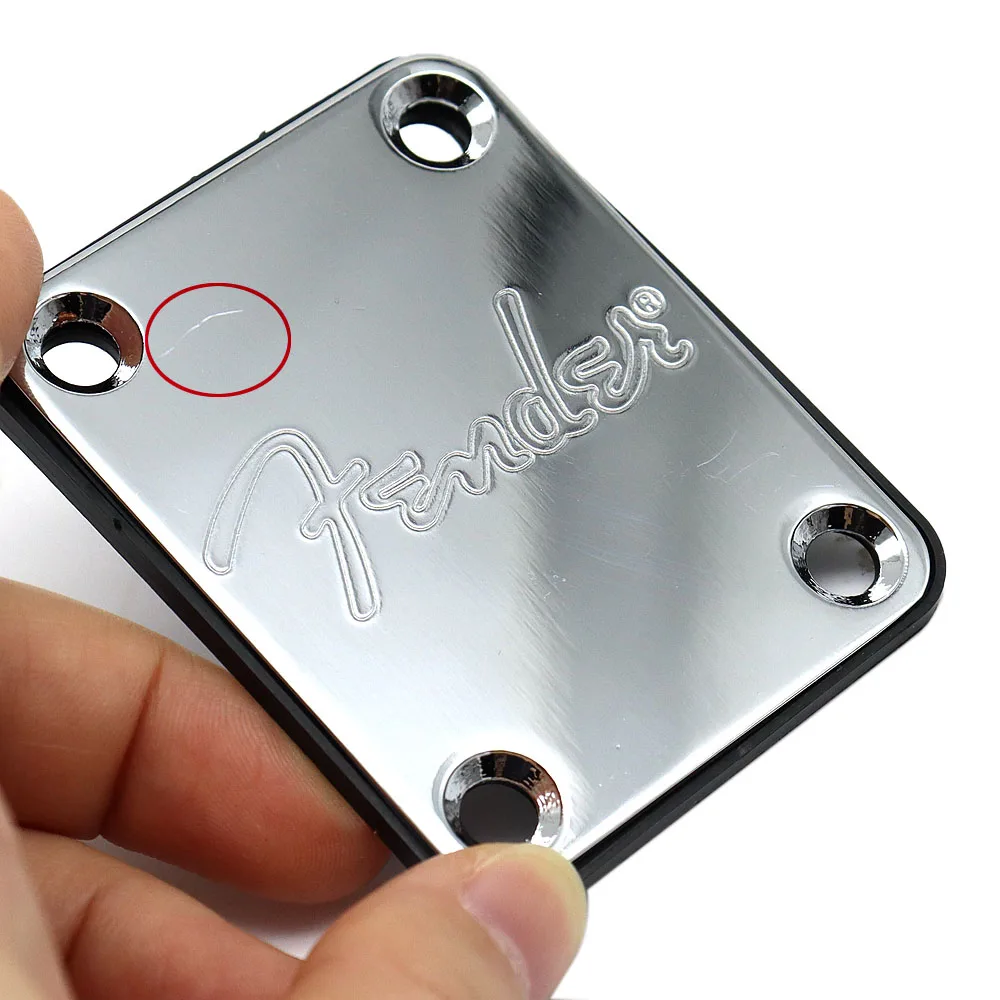 1pcs Guitar Neck Plate with logo for ST TL Electric Guitar