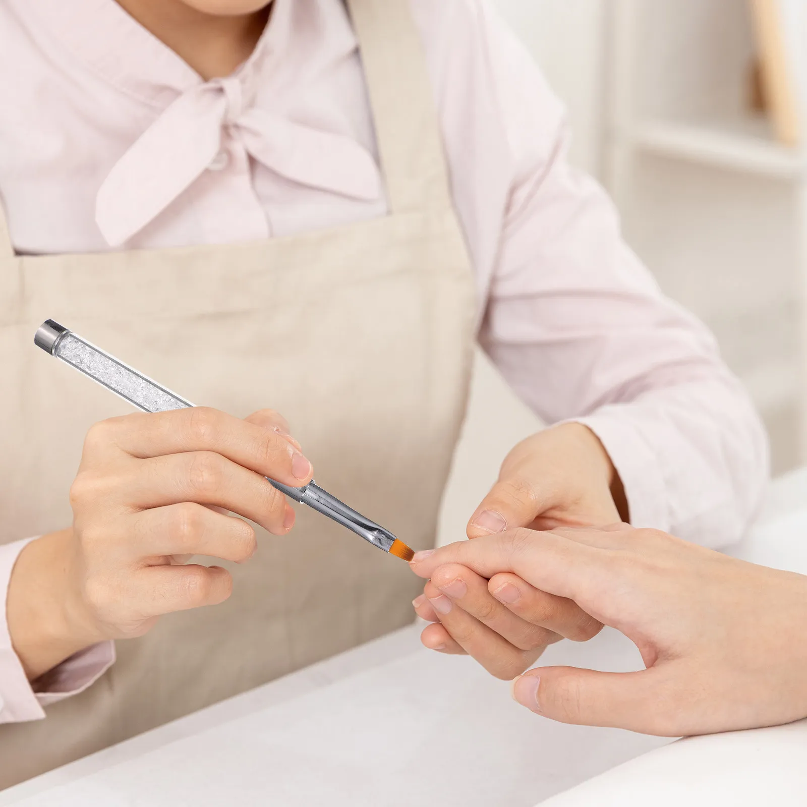 

3pcs Long Handle Nail Art Pen For 3D Pattern Salon Supply Painting Manicure Diy Tool Salon Supply Nails Brush Pen