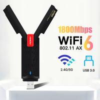 AX1800 USB WiFi 6 3.0 Adapter MT7921 Dual Band 2.4G/5Ghz Wireless USB Dongle Receiver Network Card Antenna For PC Laptop Win 11