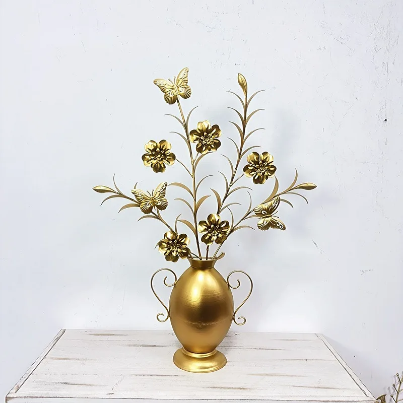Entrance TV background wall decoration three-dimensional metal wall hanging