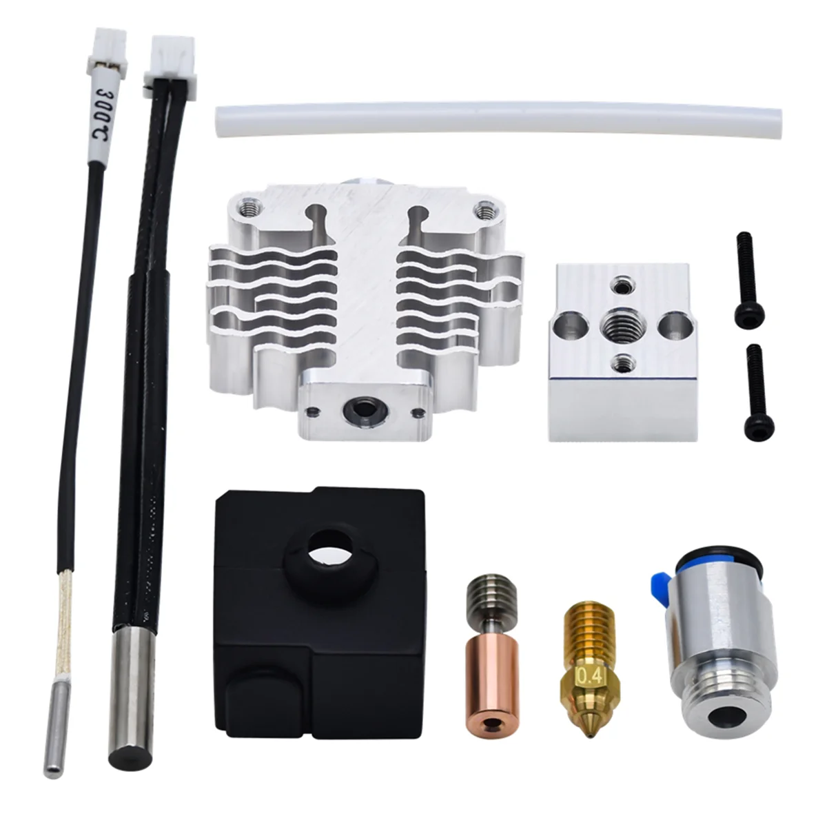 A56XQ Upgrade Hotend Kit for Ender-5 S1 24V 60W Heating Rod Bimetallic Throat Thermostability 3D Printer Parts