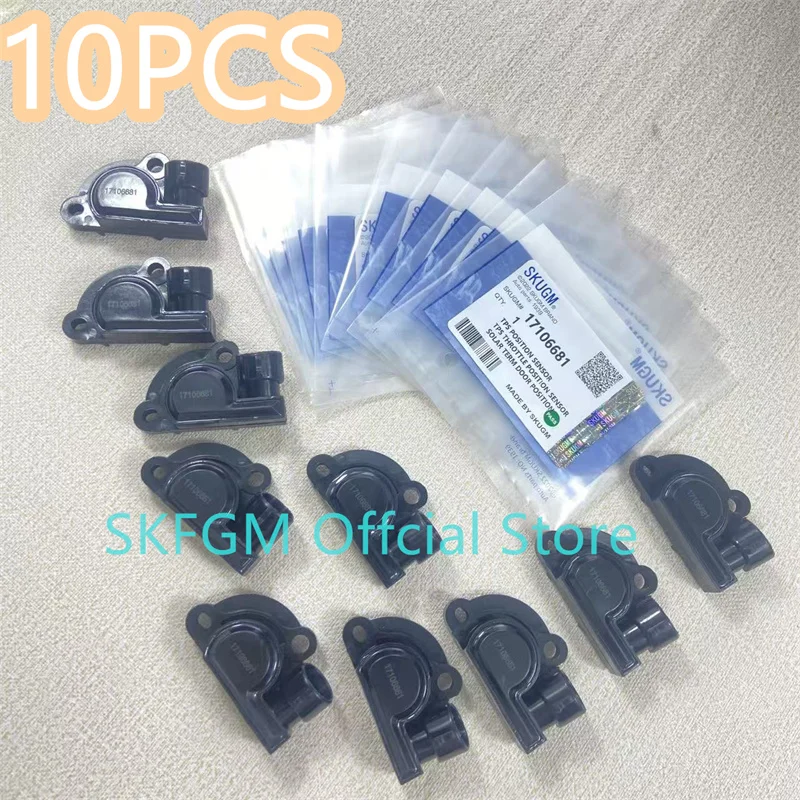10PCS Throttle Position Sensor TPS Sensor For Chevrolet Aveo Hummer Cadillac Opel Corsa Meriva Astra GMC 17106681