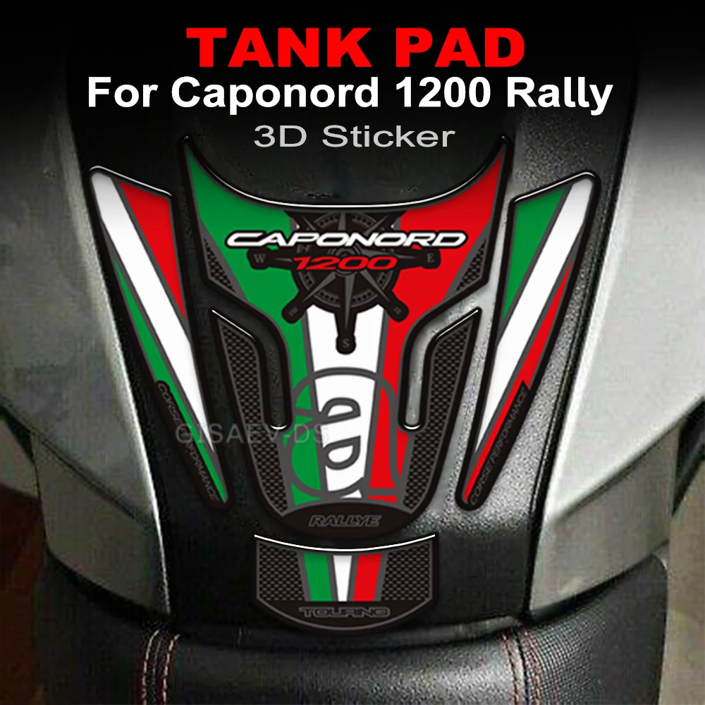 

2013 - 2019 2020 2021 2022 Motorcycle Tank Pad Decals Grips Kit Knee Stickers Protector For Aprilia Caponord 1200 Rally