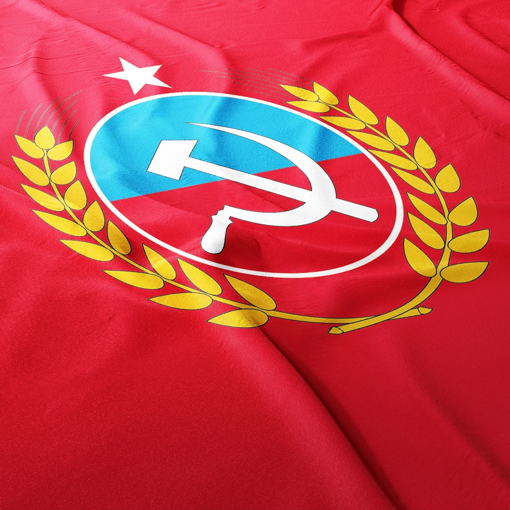 Chile Communist Party Ensign National Flag 3ft x 5ft Polyester Banner Flying 90* 150cm Custom Outdoor Indoor Double Penetration