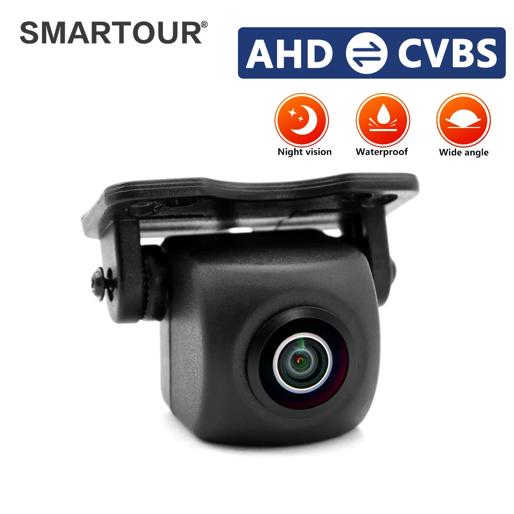 

SMARTOUR 170 degrees CCD CVBS AHD Vehicle Backup Camera Adjustable Fish Eye Lens Night Vision Waterproof Front/ Rear View Camera