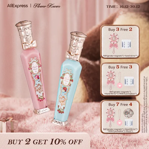 Flower Knows Strawberry Rococo Series Cloud Lip Cream Lápices labiales 3,5 g