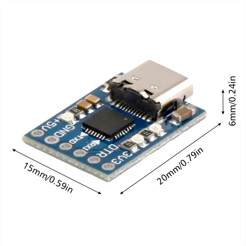 TYPE-C CP2102 To UART TTL Module 6Pin Serial Converter UART STC Replace FT232 for Aduino