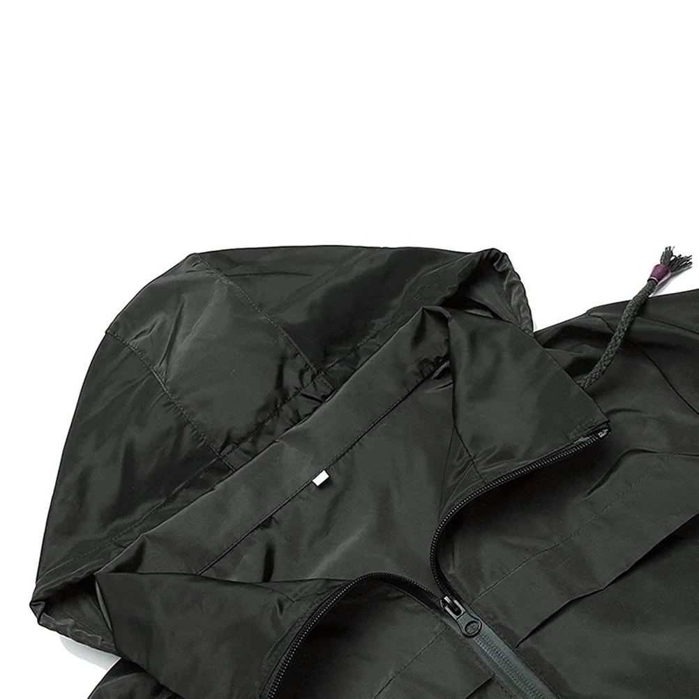 

Waterproof Raincoat Green Xl Lightweight Windproof Hooded Long Rainwear For Outdoor Hiking Camping Travel Mountaineering