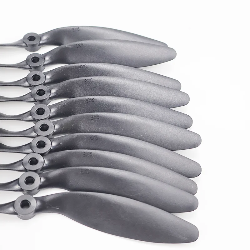 4 unids/lote 8060 hélices de utilería para RC avión Quadcopter perfecto 8x6 RC avión hélices cuchillas juguetes ampliar piezas de prueba DIY