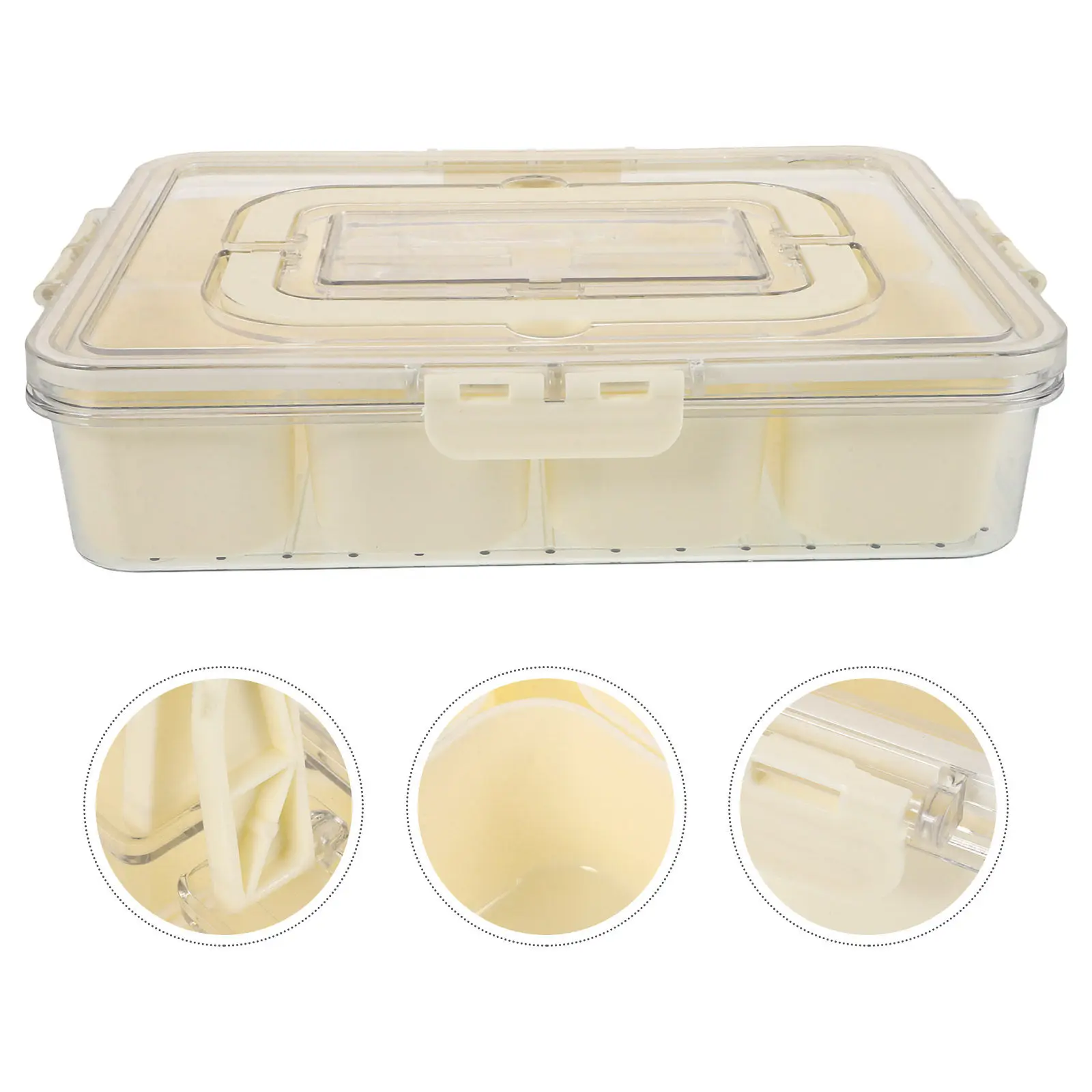 2-pack-transparent-fridge-storage-box-with-airtight-lid-multi-compartment-fresh-food-organizer-portable-handle-vegetable-fruit