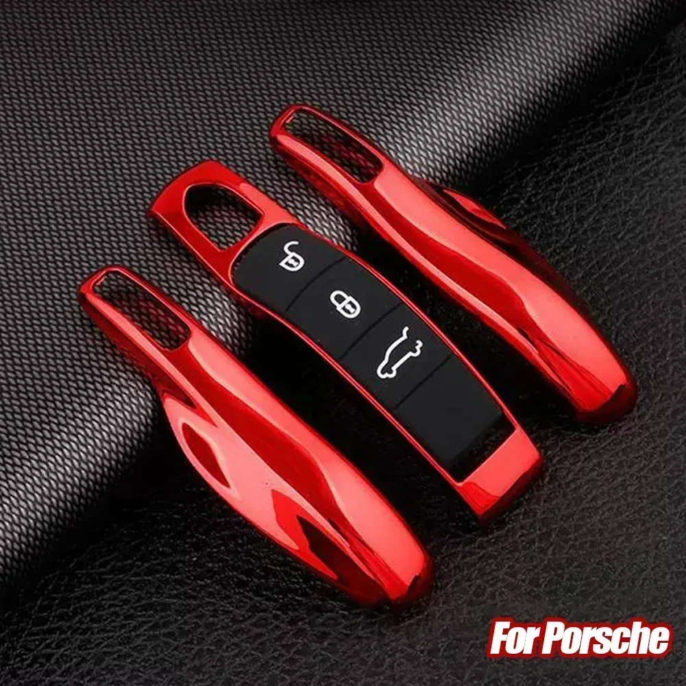 For Porsche Panamera Spyder Carrera Macan Boxster Cayman Cayenne 911 970 981 991 Car Smart Remote Key Case Covers Set Shell