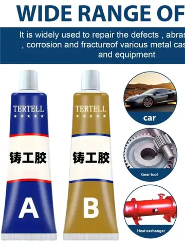 welding-grade casting adhesive-no power supply, machinable/grindable/paintable, used for metal and metal casting defects.