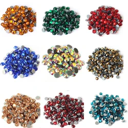 YANRUO 2088HF SS10-SS40 8big 8 Small Strass Crystal Hotfix Rhinestones Diamond Crafts Needlework Rhinestones For Clothing