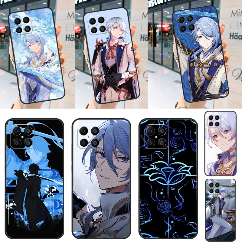 Genshin Impact Kamisato Ayato For Huawei Honor Magic 5 Pro X8 X9a 50 70 P Smart 2019 Nova 9 5T P60 P20 P40 P30 Lite Case