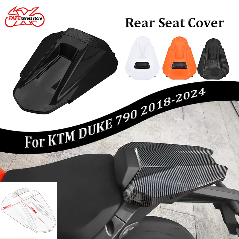 Single Solo Seat Rear Cushion Cover Cowl Fairing For KTM Duke790 Duke 790 2018-2024 Motorcycles Accessories 2023 2022 2021 2020