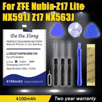 New 4100mAh Li3932T44P6h806139 Battery for ZTE Nubia Z17 Lite / NX591J Z17 NX563J Send Accompanying Tool