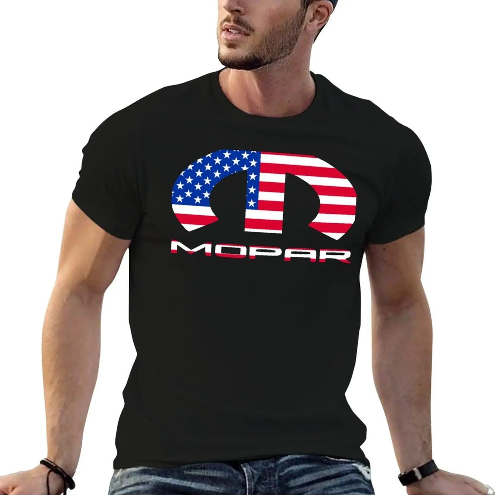 

MOPAR.USA.FLAG T-Shirt cotton t shirt pack funny t shirts cotton T-Shirt