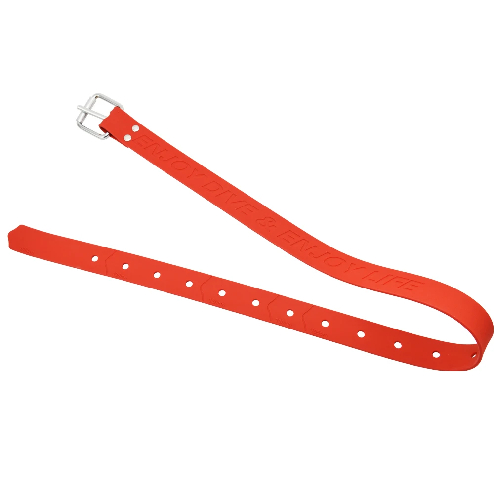 절단 가능한 실리콘 젤 고무 무게추 벨트, 스테인레스 스틸 버클 포함, 프리다이빙 스쿠버다이빙 BCD 액세서리, 1.3m ~ 1.5m, 1 개